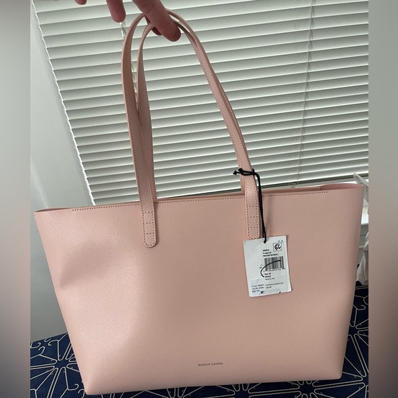 NWT Masur Gavriel Pink Small Zip Tote, fits small laptop - Picture 1 of 13